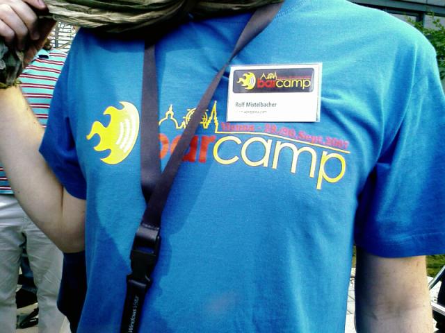 T-Shirt zum Barcamp