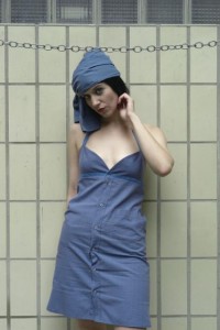 MILCH Hemd.Kleidung Model: Hemdkleid "Cardinale" Foto: Elvira Faltermeier 
