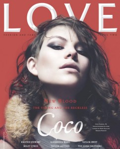 Love, UK, Ausgabe 2 2009, Cover mit Coco