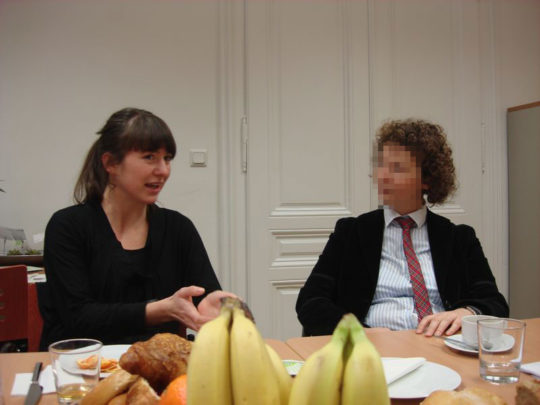 Susanna Dziadek, Pia Mia (links) beim Kreativbrunch